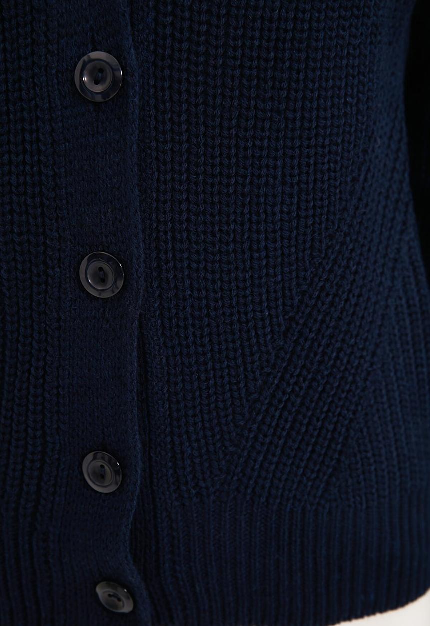 Trendyol - Knitted cardigan - navy