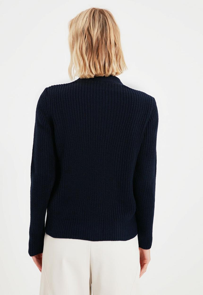 Trendyol - Knitted cardigan - navy