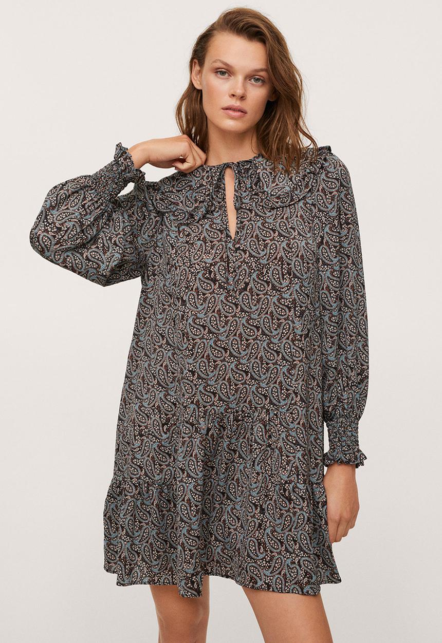 MANGO - Dress kido - medium blue