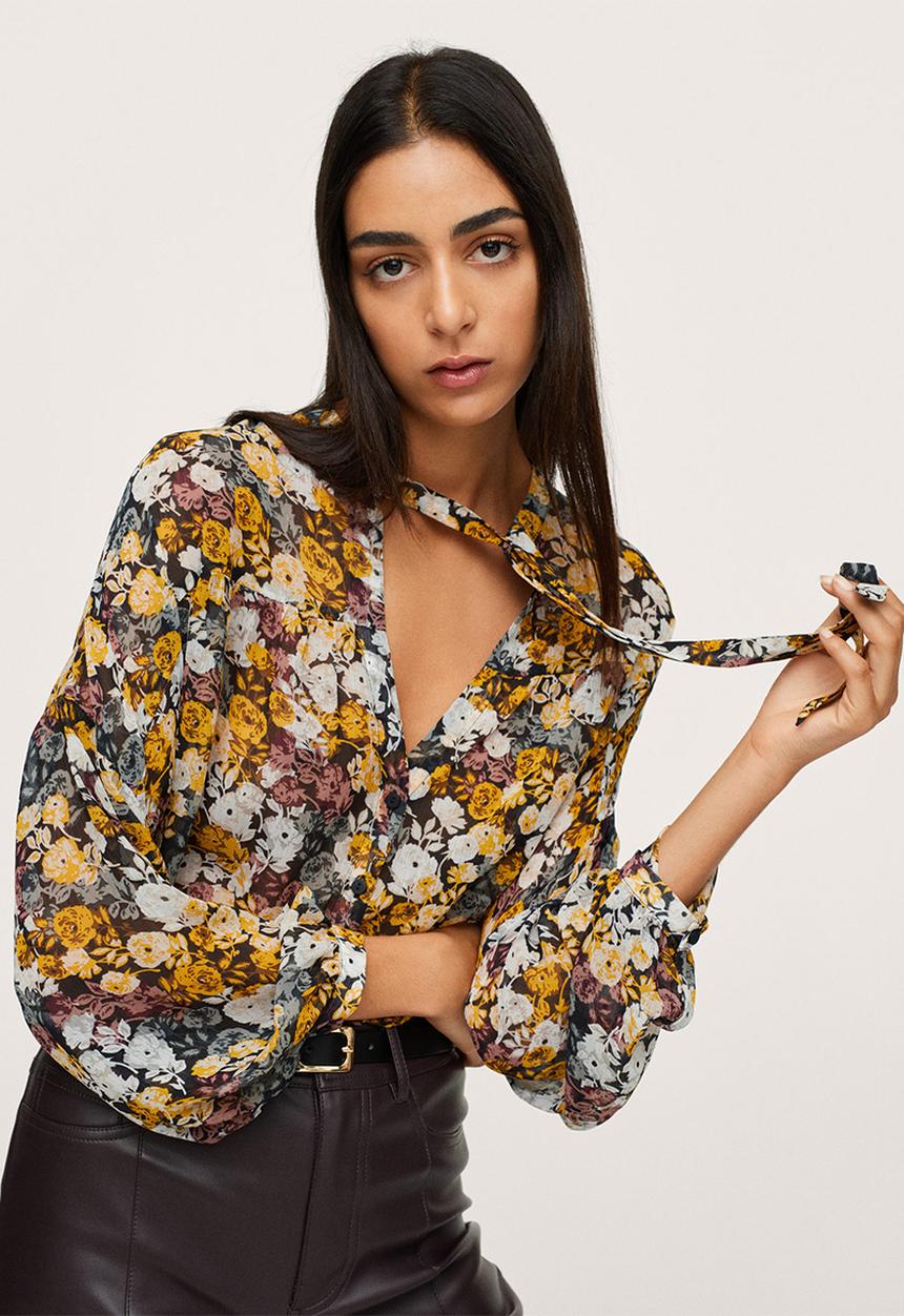 MANGO - Blouse juliet - yellow