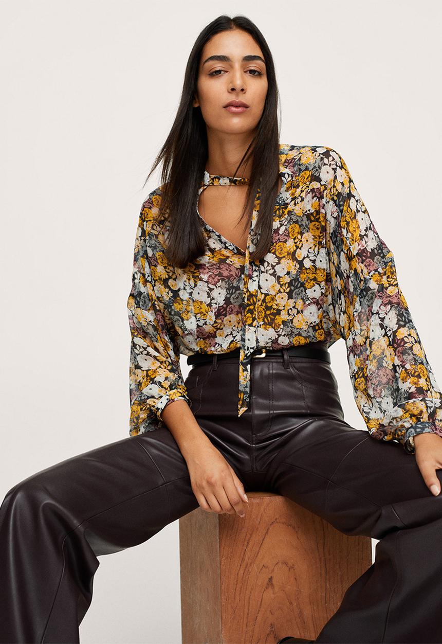 MANGO - Blouse juliet - yellow