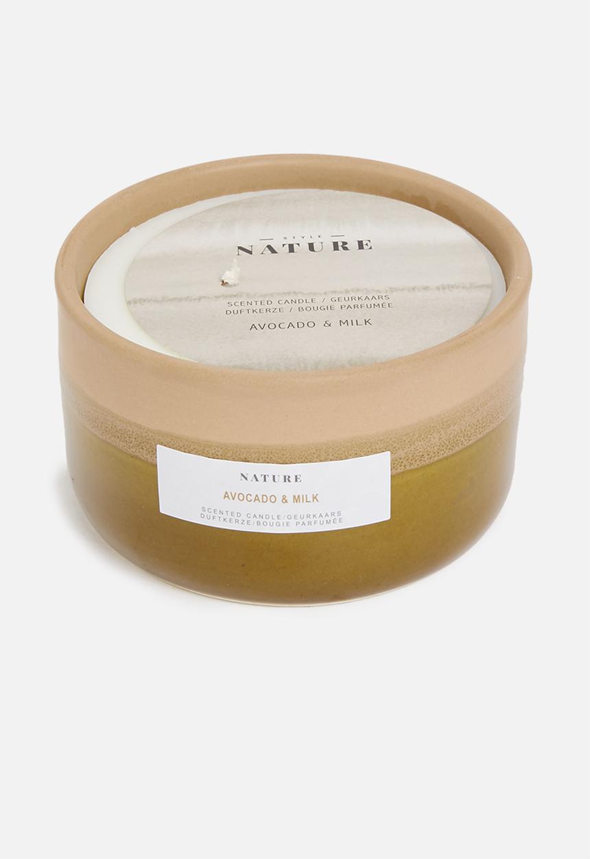H&S - Avocado milk scented candle - yellow