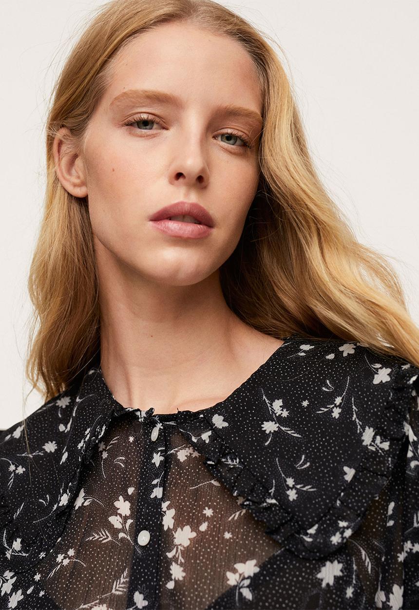 MANGO - Blouse amelie - black