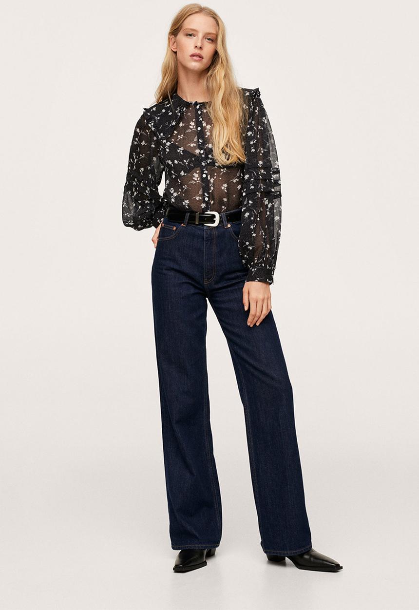 MANGO - Blouse amelie - black