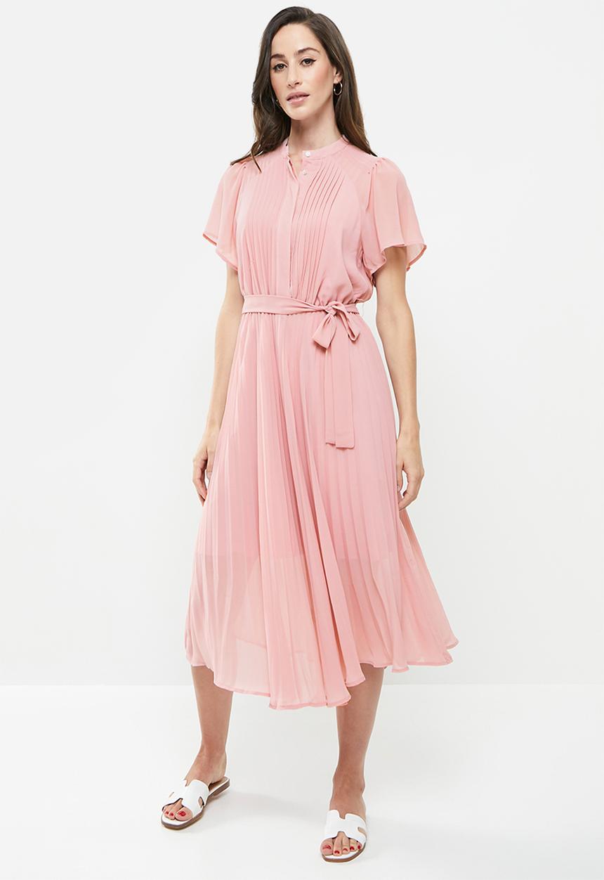 ONLY - Aida short sleeve midi dress - violet ice