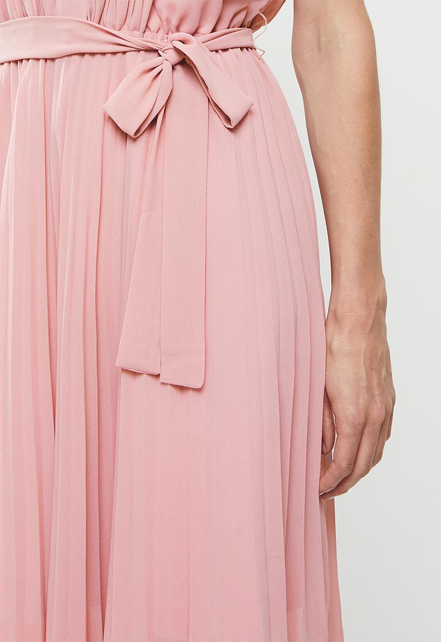 ONLY - Aida short sleeve midi dress - violet ice
