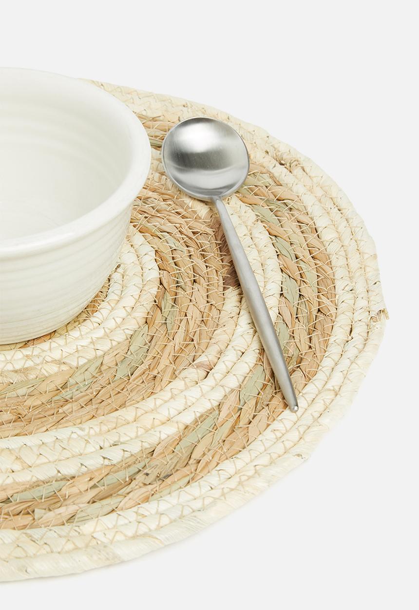 Excellent Houseware - Round placemat - willow