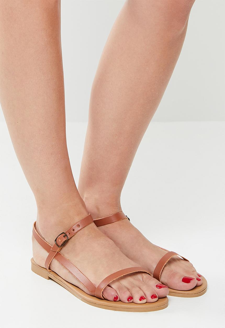 Superbalist - Jenny ankle strap sandal - brown
