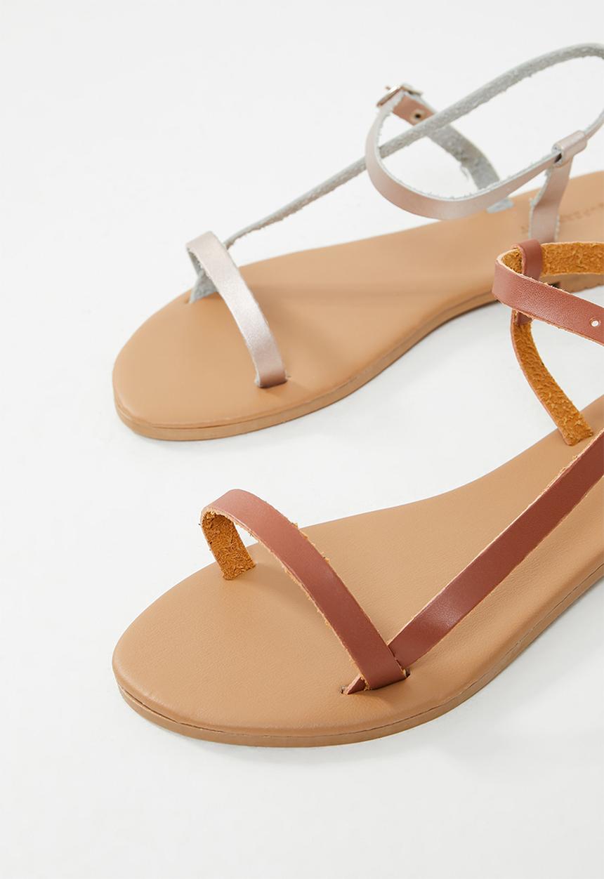 Superbalist - Jenny ankle strap sandal - brown