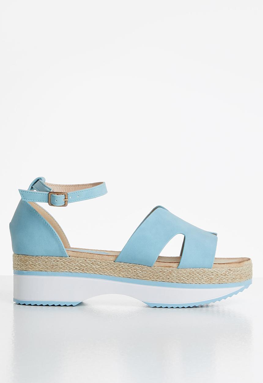 Seduction - Ankle strap espadrille sandal - blue