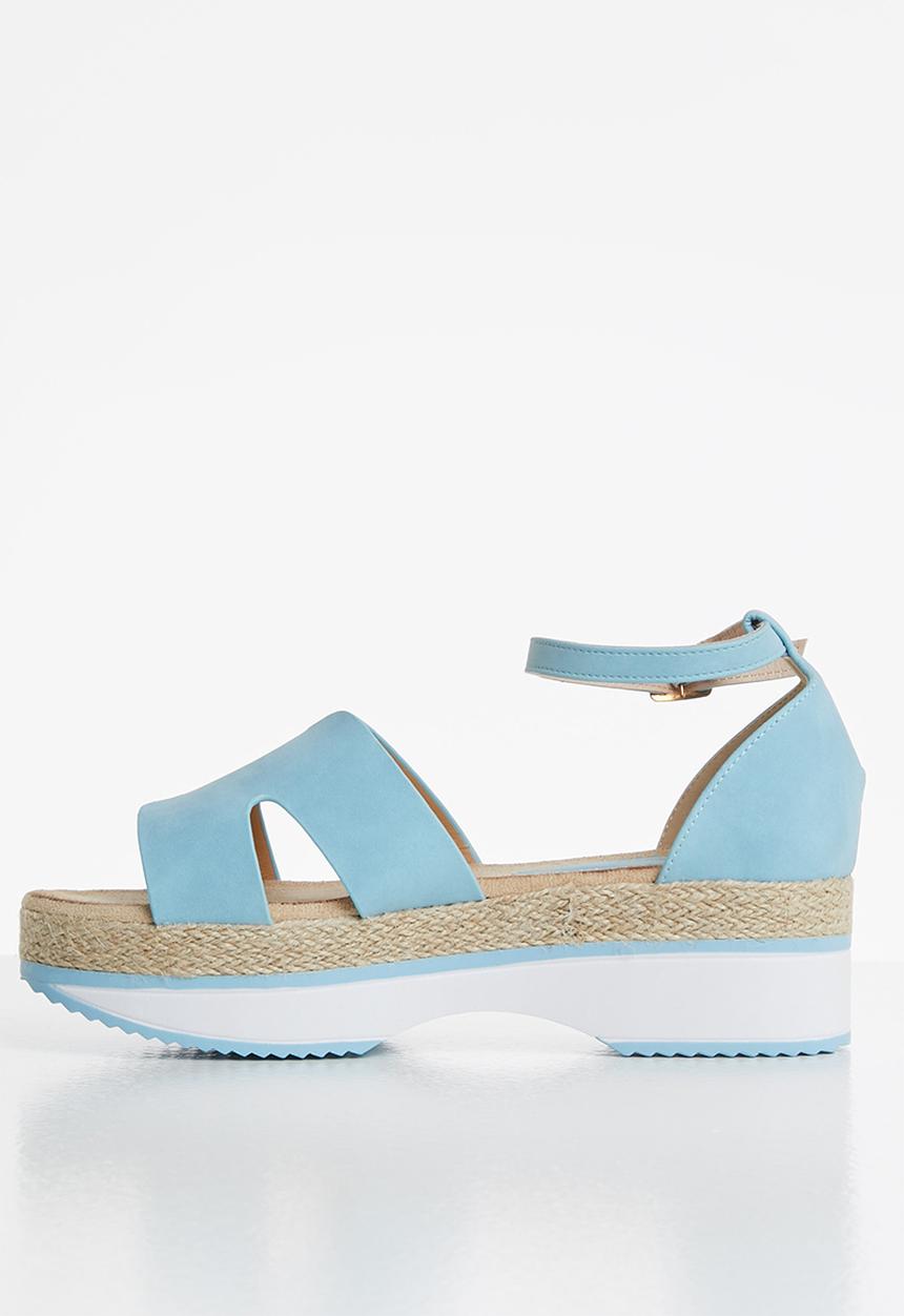 Seduction - Ankle strap espadrille sandal - blue