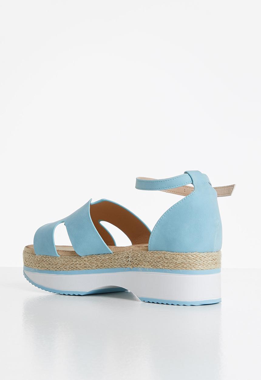 Seduction - Ankle strap espadrille sandal - blue