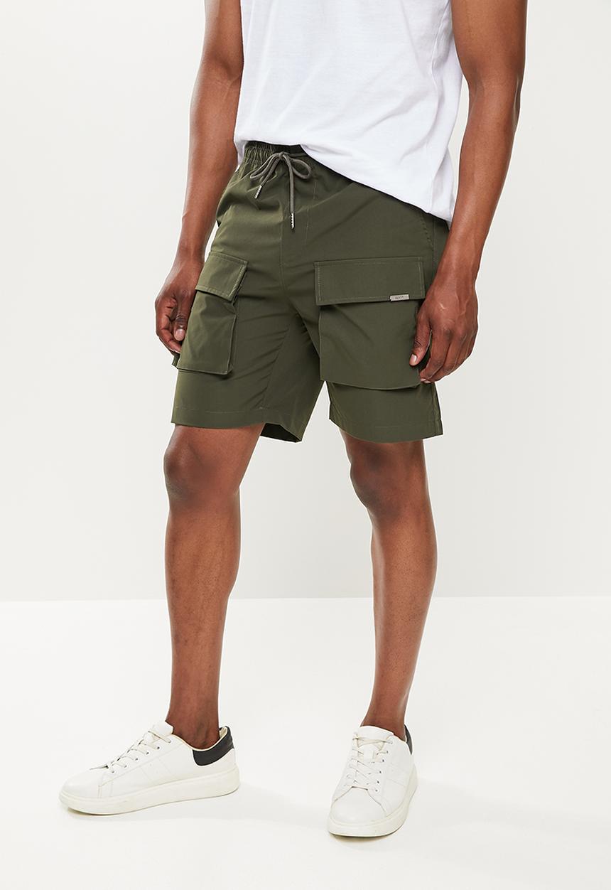 Cutty - Perry regular fit cargo shorts - fatigue