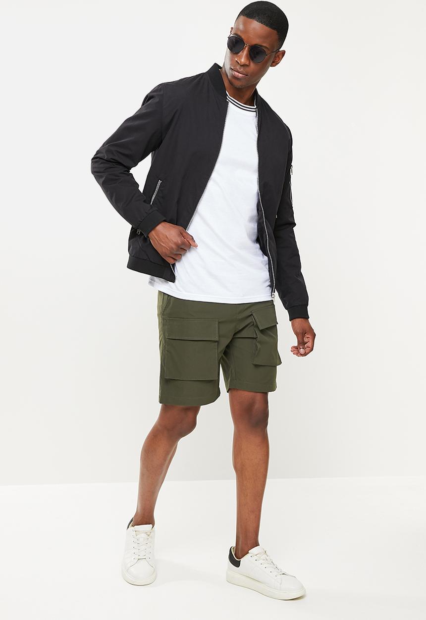 Cutty - Perry regular fit cargo shorts - fatigue