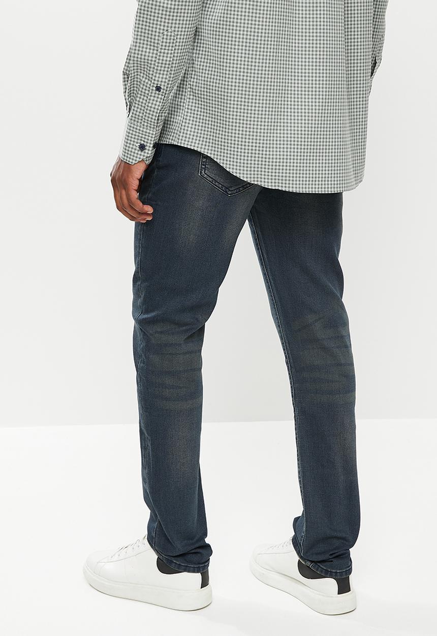 Pringle of Scotland - Mid wash slim fit denim - mid wash