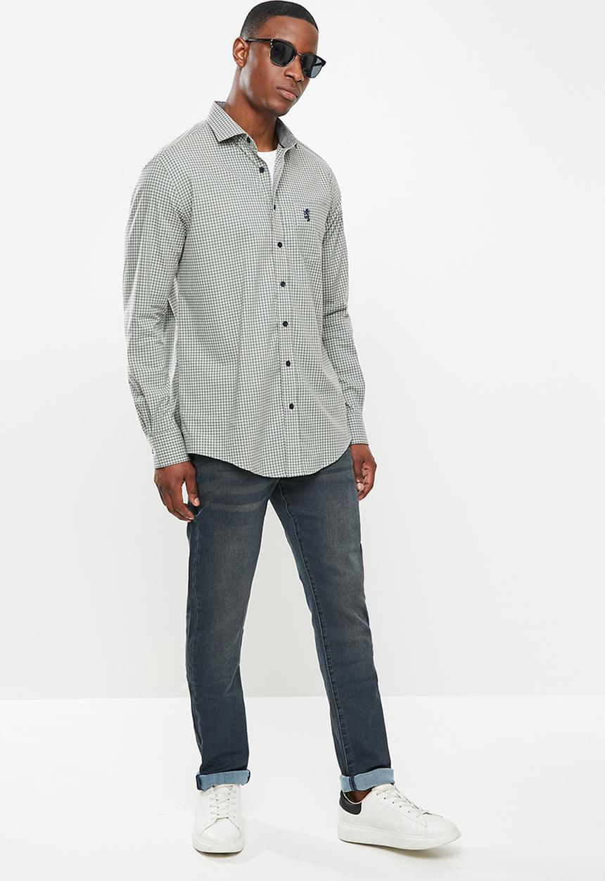 Pringle of Scotland - Mid wash slim fit denim - mid wash