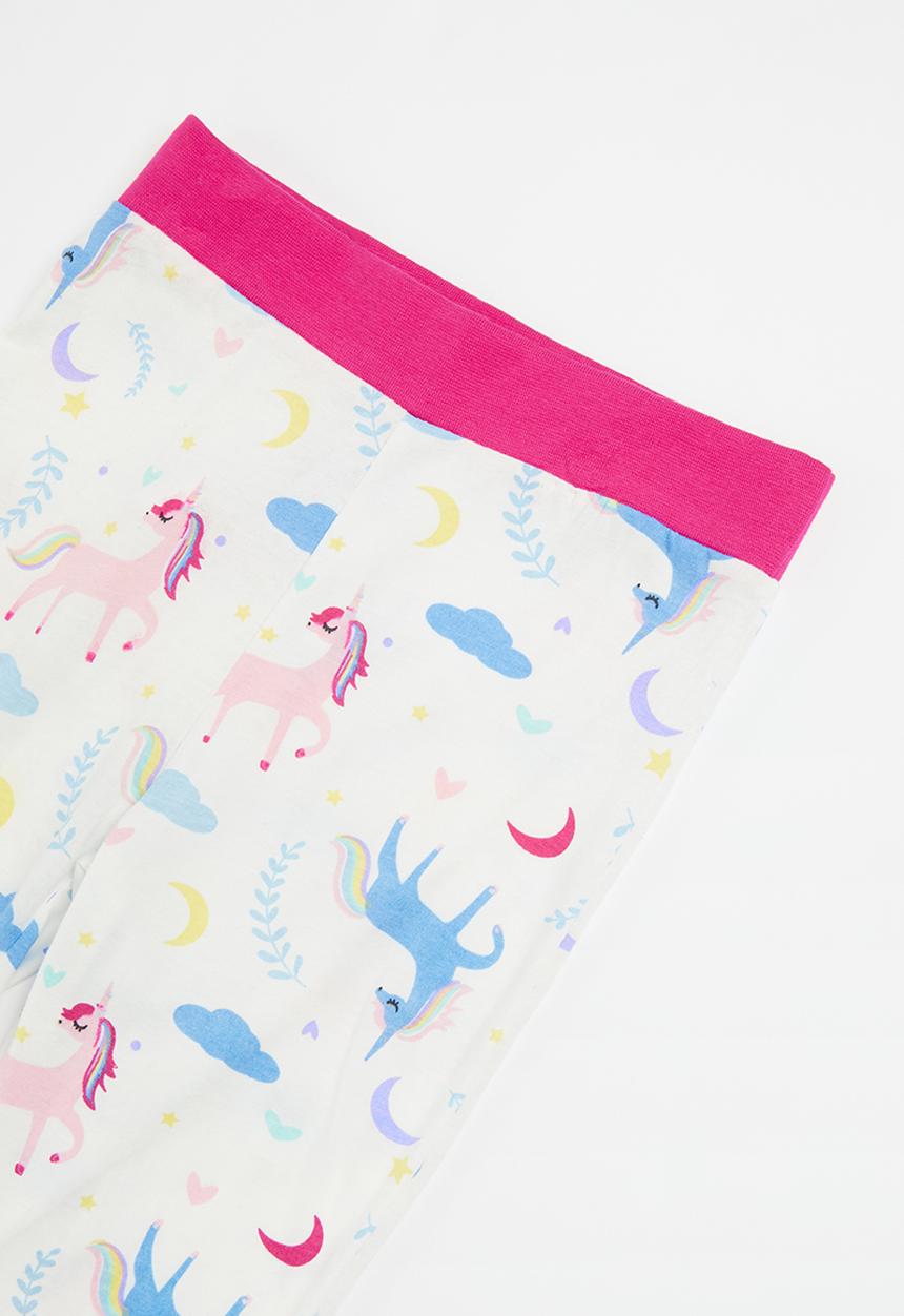 MINOTI - 2-piece girls unicorn pyjama set - multi 