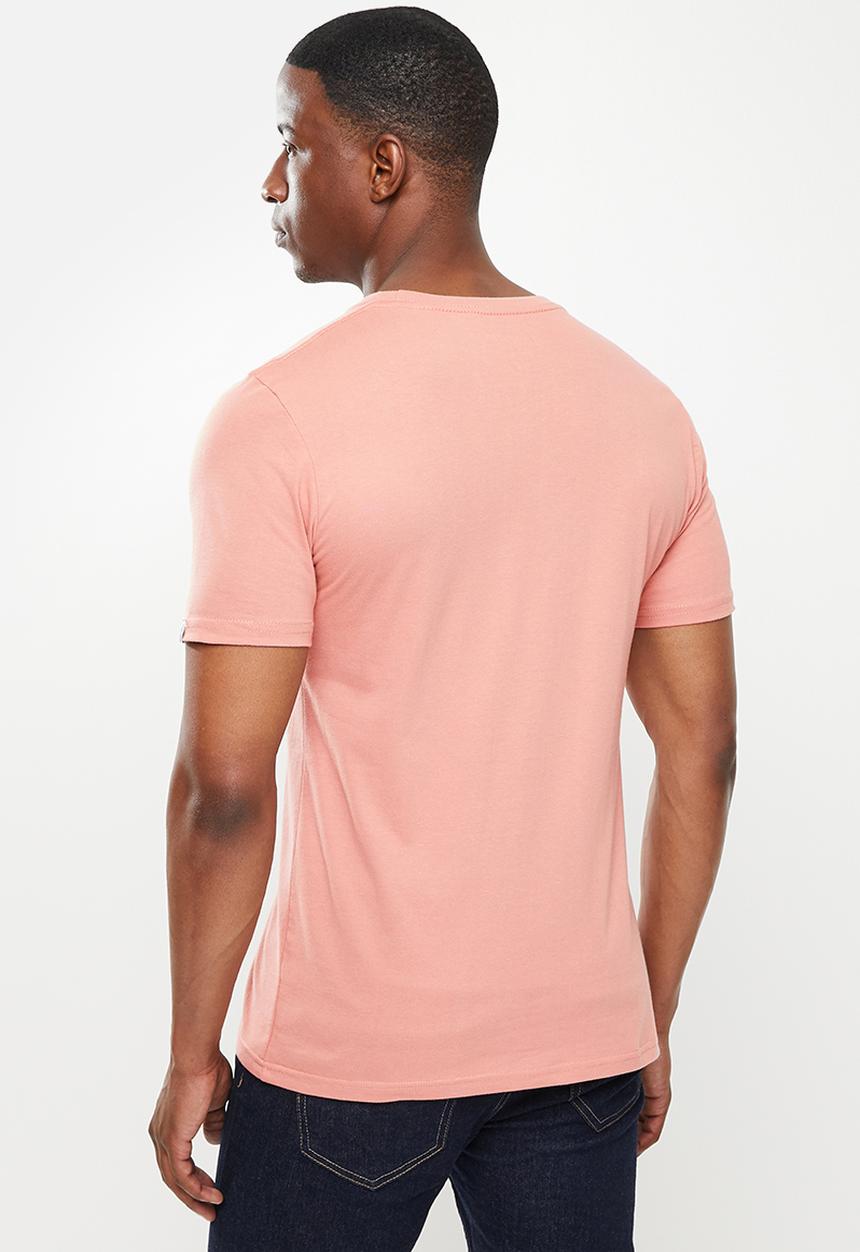 Original Penguin - Circle logo tee - dusty rose