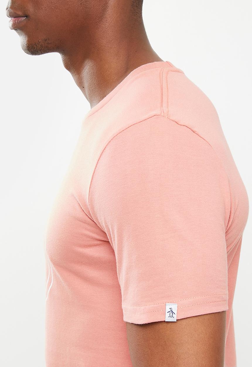 Original Penguin - Circle logo tee - dusty rose