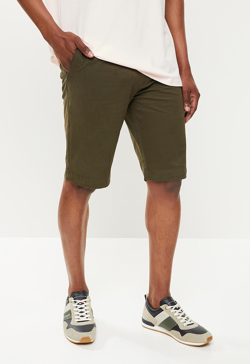 Pringle of Scotland - Core chino shorts - fatigue