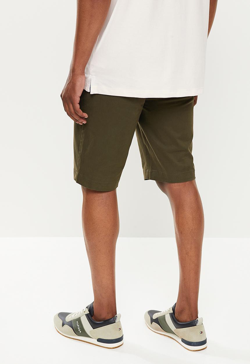 Pringle of Scotland - Core chino shorts - fatigue