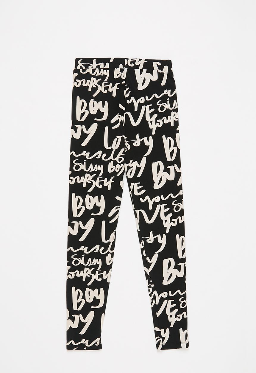 SISSY BOY - Rikki legging - black & white
