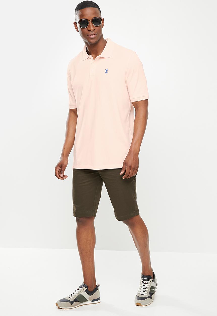 Pringle of Scotland - Core pima pique golfer - marco - pink