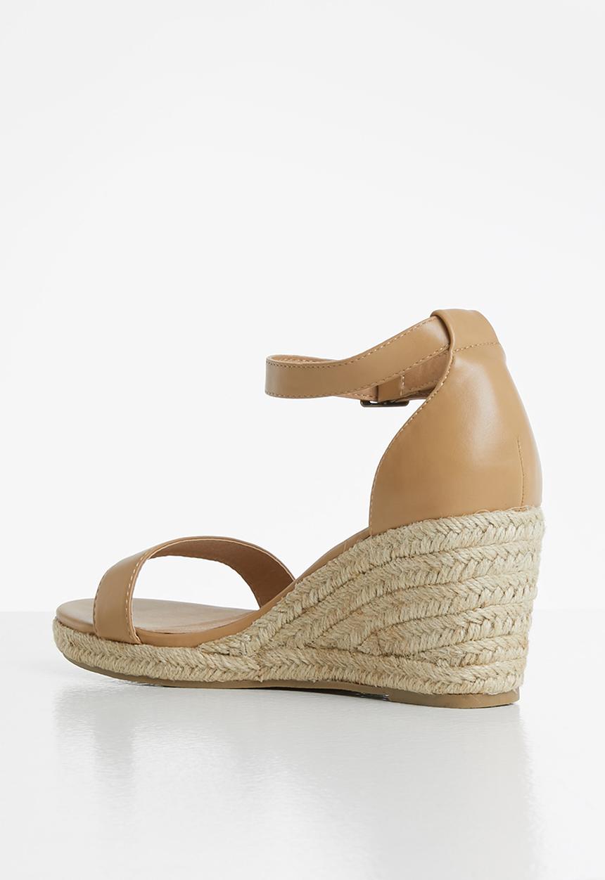 Cotton On - Addison open toe espadrille - camel