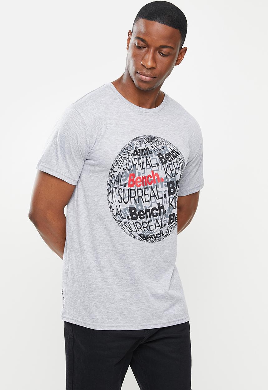 Bench - Wynward short sleeve tee - grey marl