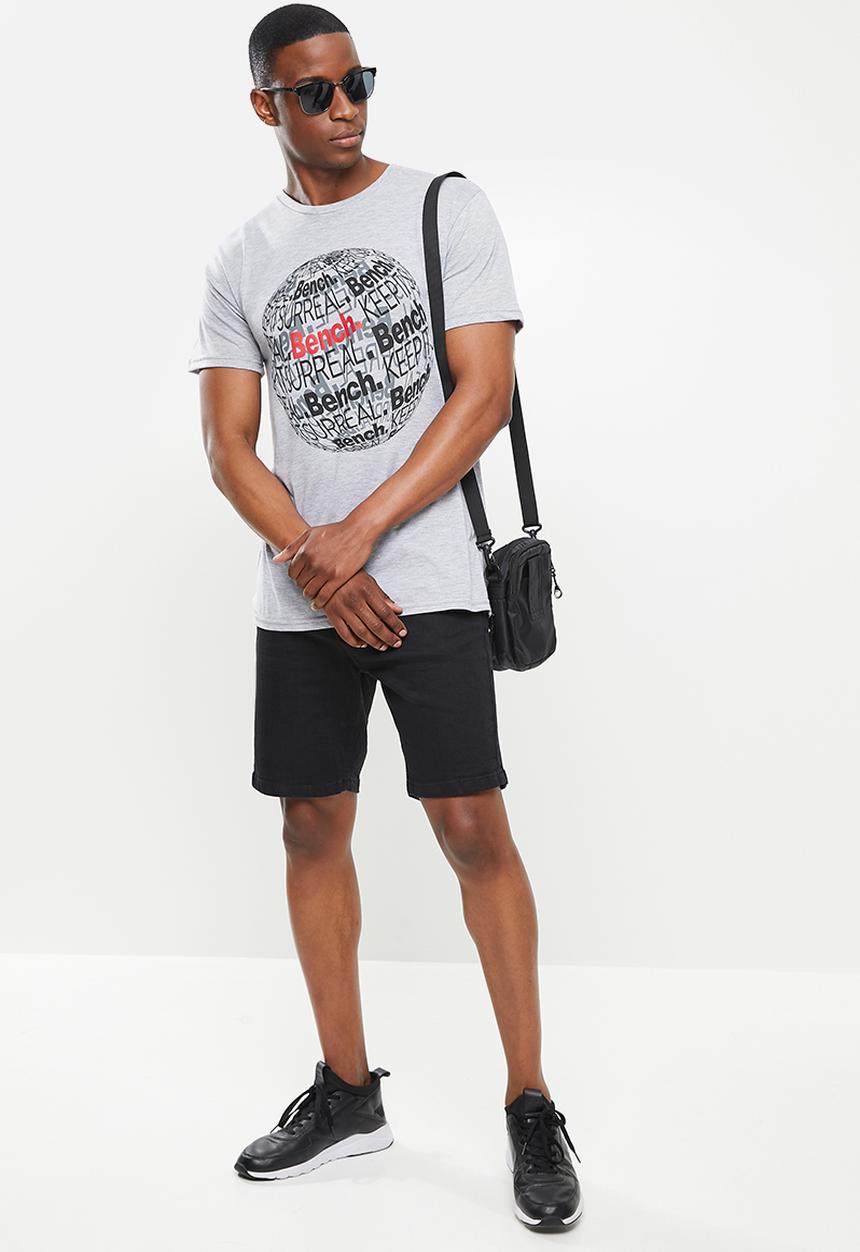 Bench - Wynward short sleeve tee - grey marl