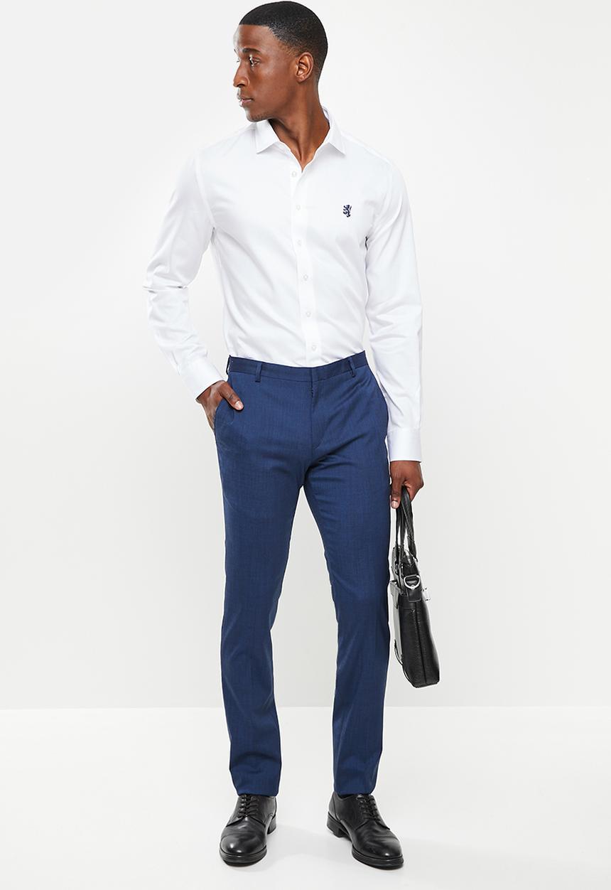 Pringle of Scotland - Core tailored l/s shirt - optic white