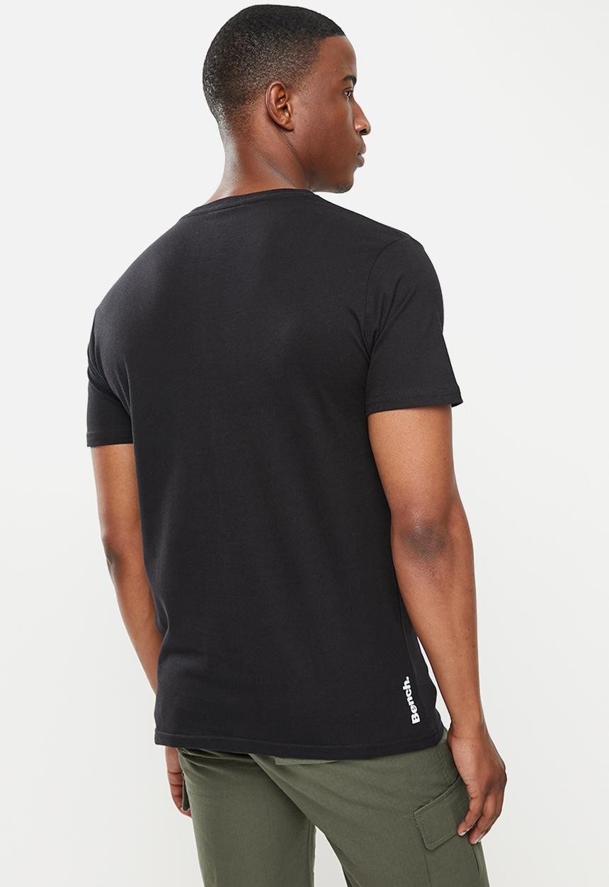 Bench - Swirl short sleeve tee - black