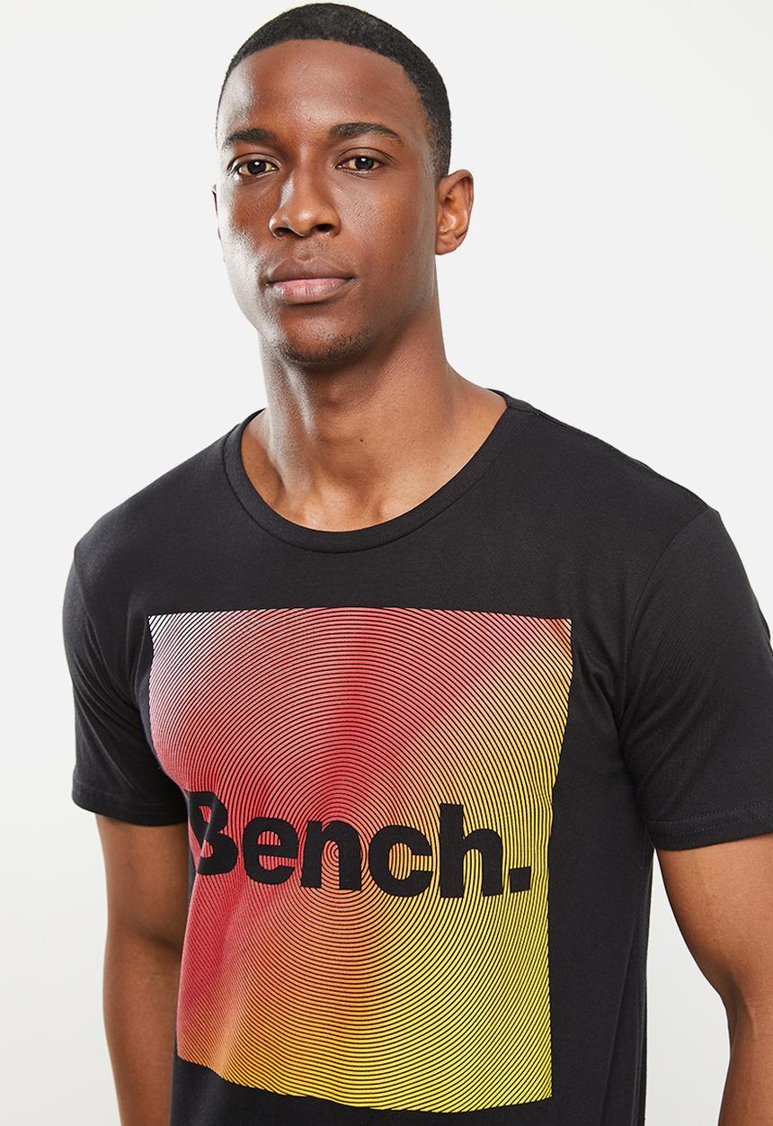 Bench - Swirl short sleeve tee - black