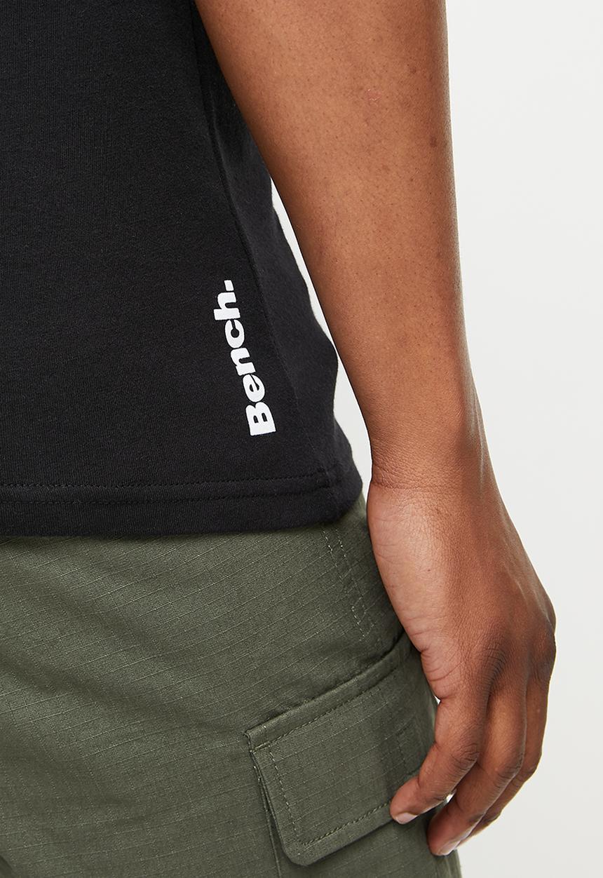 Bench - Swirl short sleeve tee - black