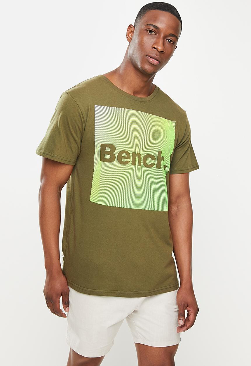 Bench - Swirl short sleeve tee - dark army