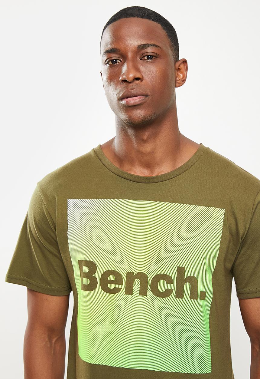 Bench - Swirl short sleeve tee - dark army