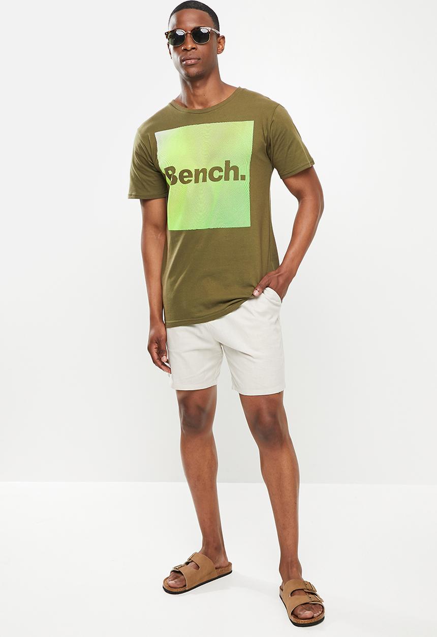 Bench - Swirl short sleeve tee - dark army