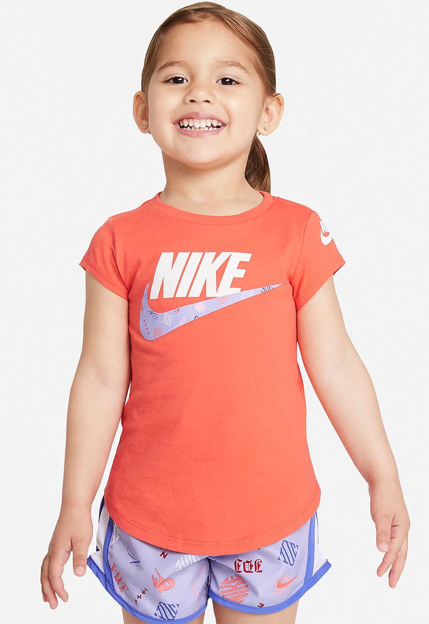 Nike - Nike girls futura mini monogram - peach 