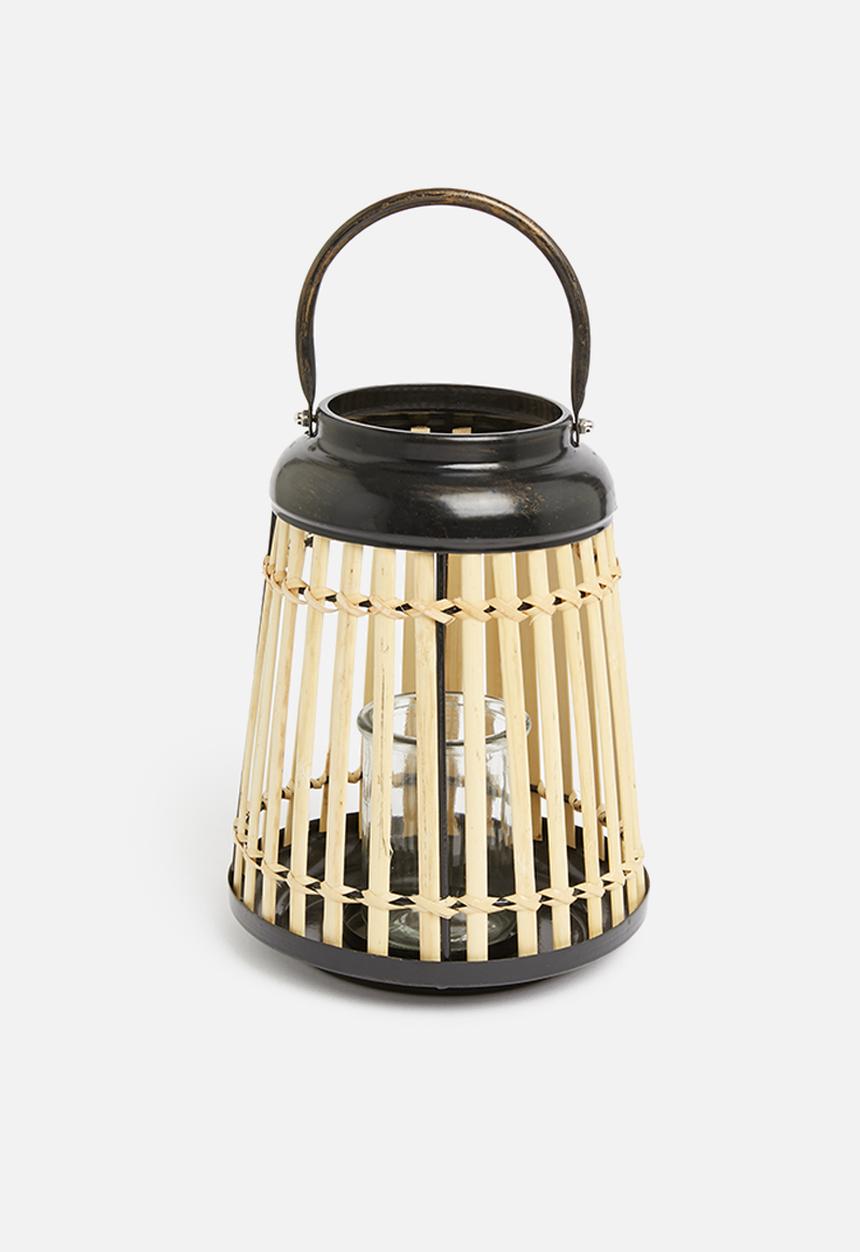 H&S - Aria metal lantern-black