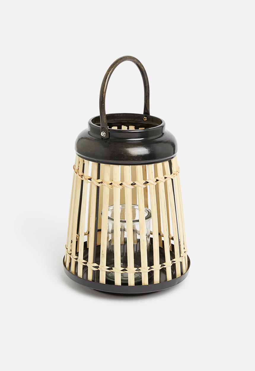 H&S - Aria metal lantern-black
