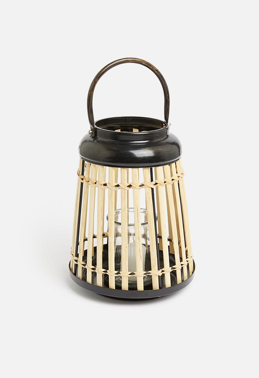 H&S - Aria metal lantern-black