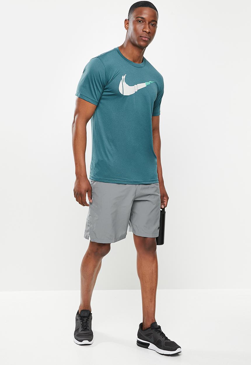 Nike - Nike Flex  Woven Training Shorts - smoke grey/black