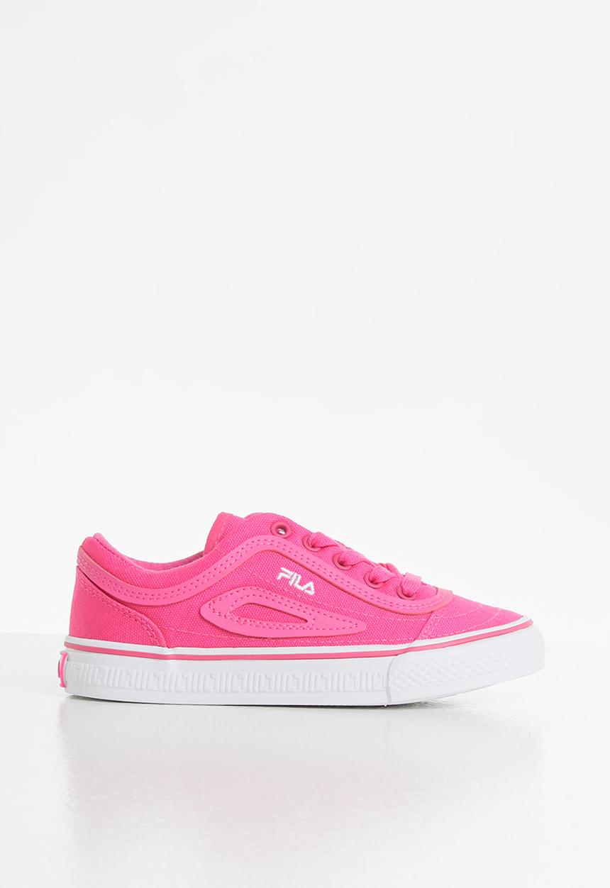 FILA - Classic border 2 canvas - pink/white