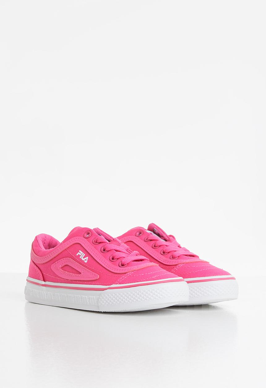 FILA - Classic border 2 canvas - pink/white