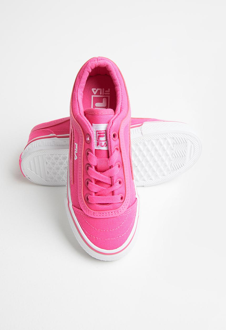 FILA - Classic border 2 canvas - pink/white