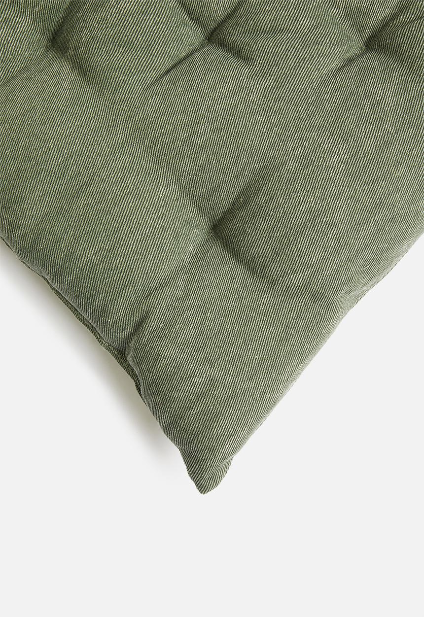 H&S - Chair pad set of 2 - charcoal