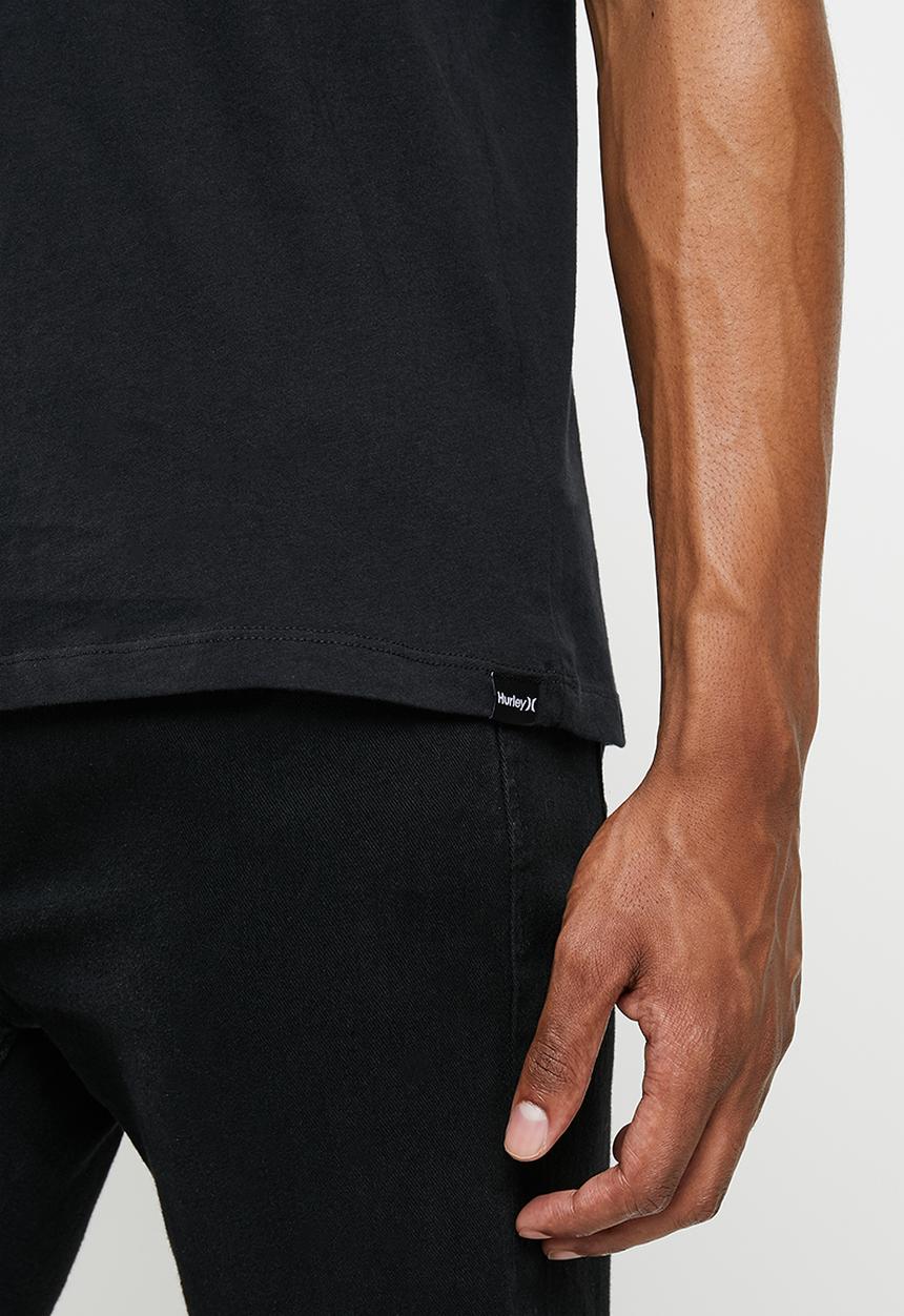 Hurley - Evd wsh oao solid short sleeve - black