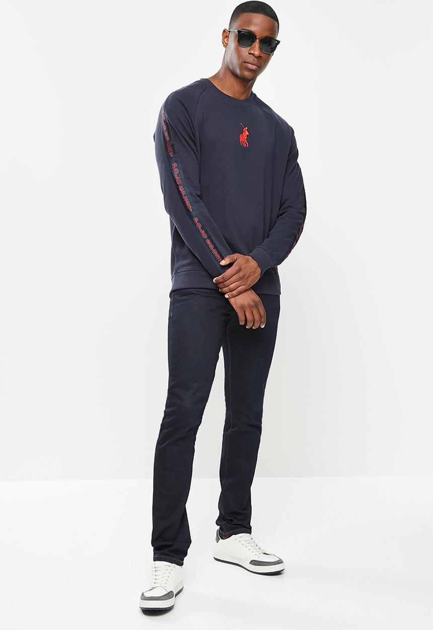 POLO - Bailey crew neck sweat - navy