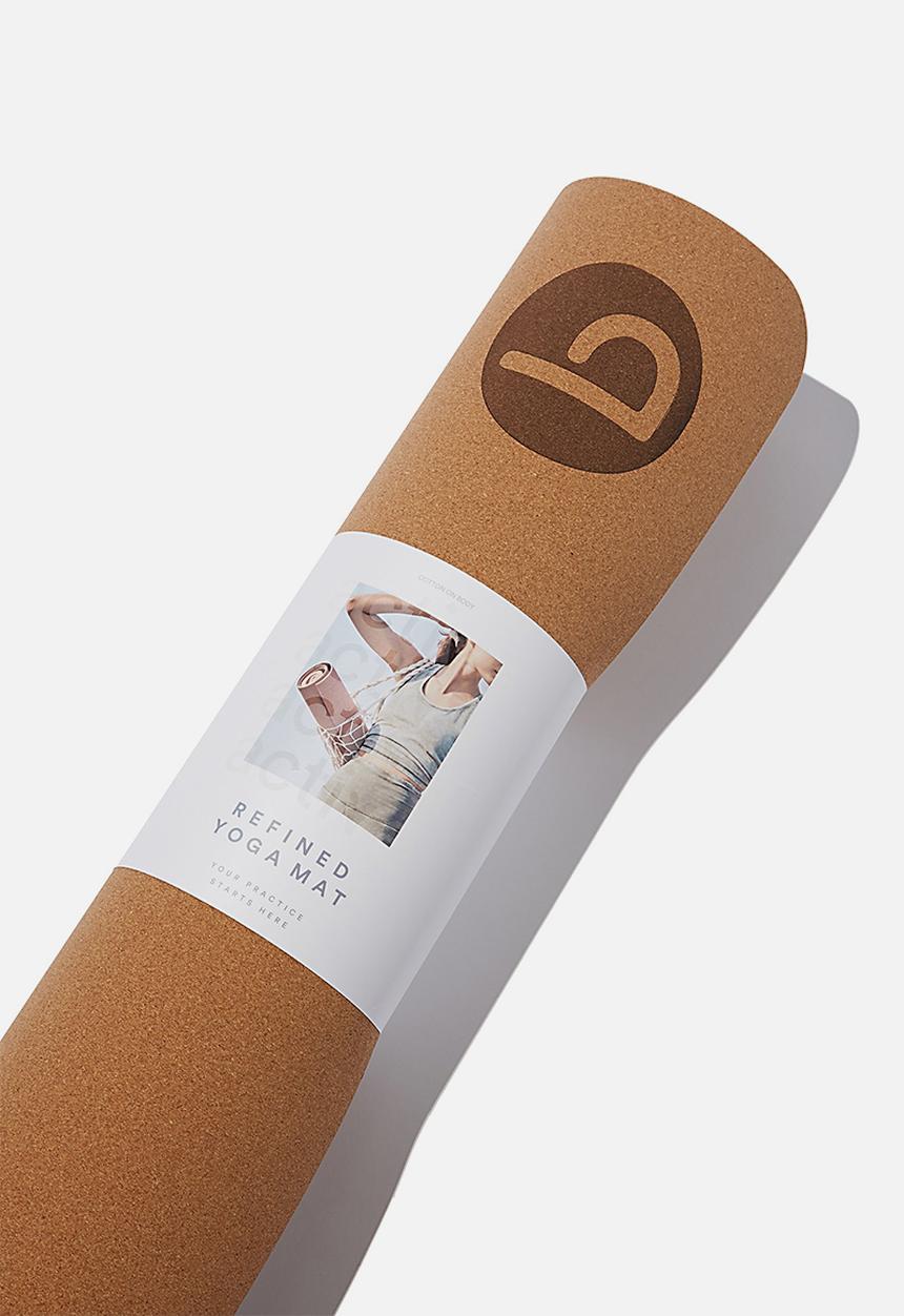 Typo - Refined yoga mat - cork