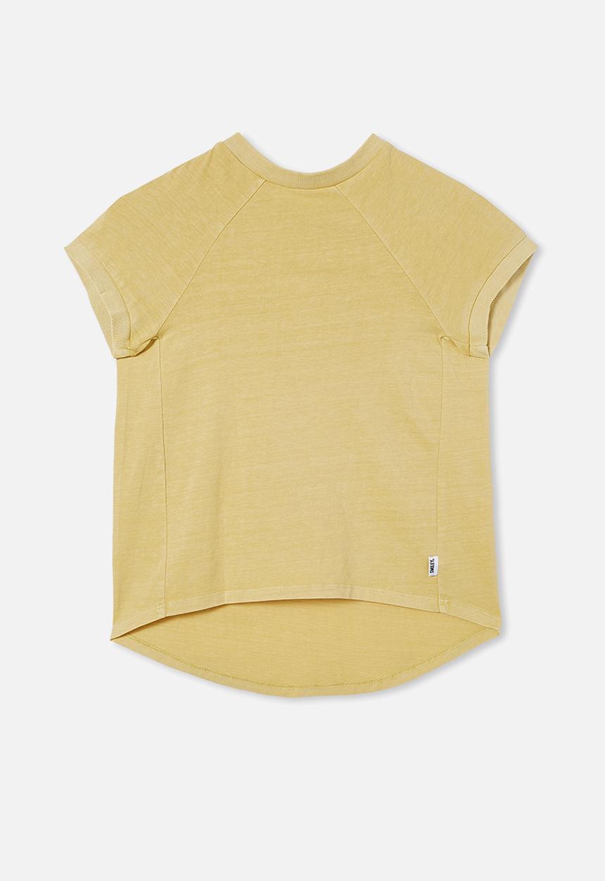 Typo - Dog tee - yellow 